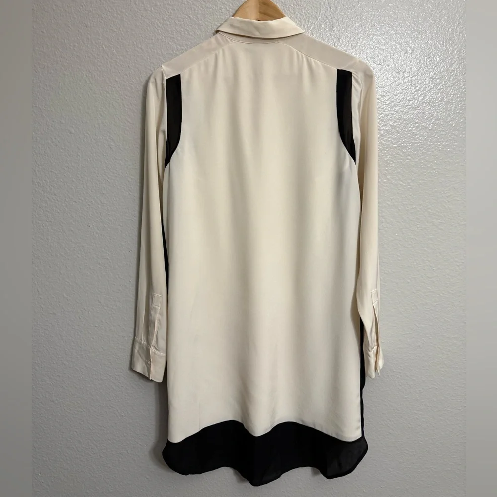 Vince Crepe de Chine Shirtdress - Picture 9 of 10